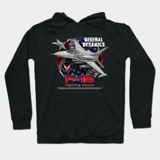 F-16 Fighting Falcon Us Air Force Fighterjet Hoodie